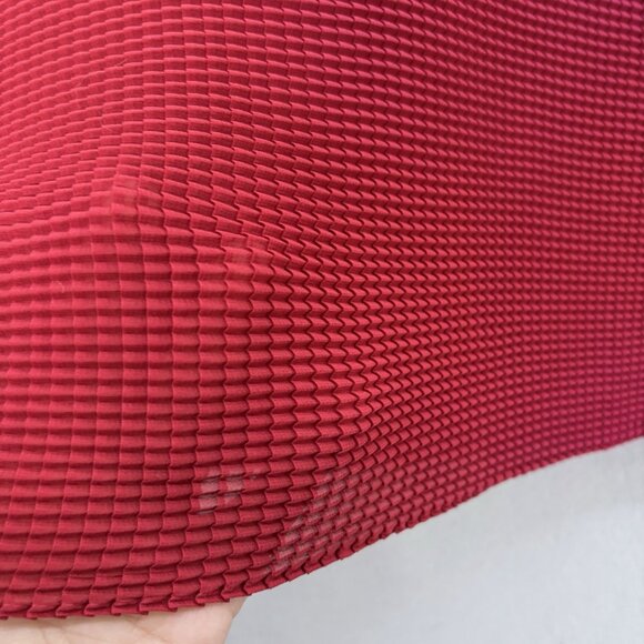 Lafayette 148 New York Red Top‎ Womens SZ Large Semi Sheer texture Professional - Picture 6 of 10